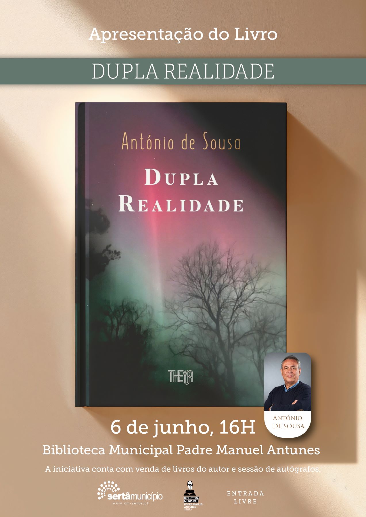 Cartaz da Apresentação do livro 