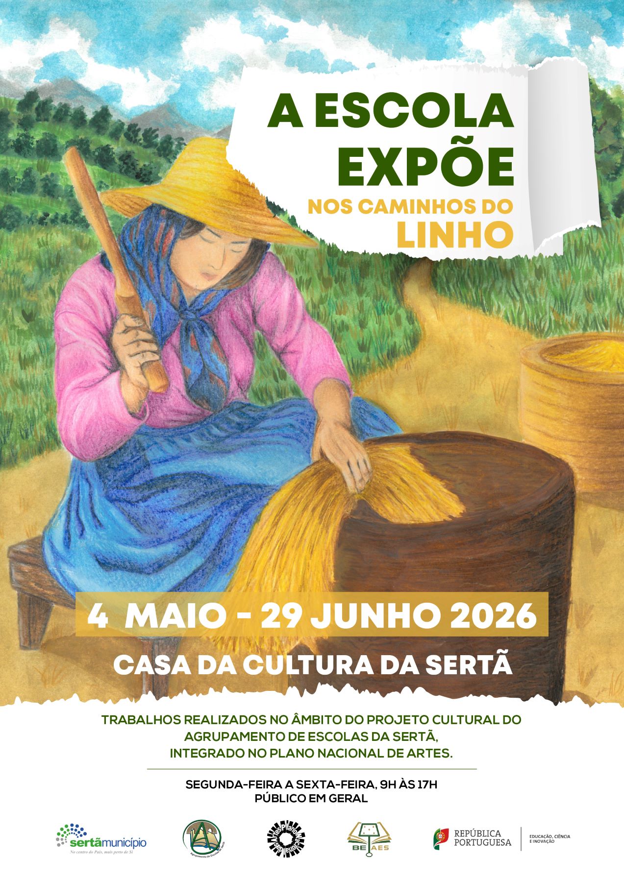 CaminhosLinho expo Escola maio junho26 crtz