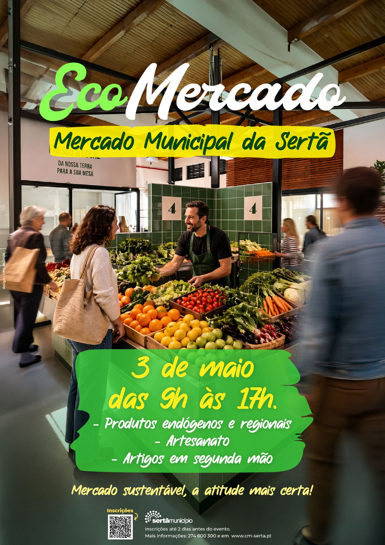 Cartaz Ecomercado maio 2026 - Sertã