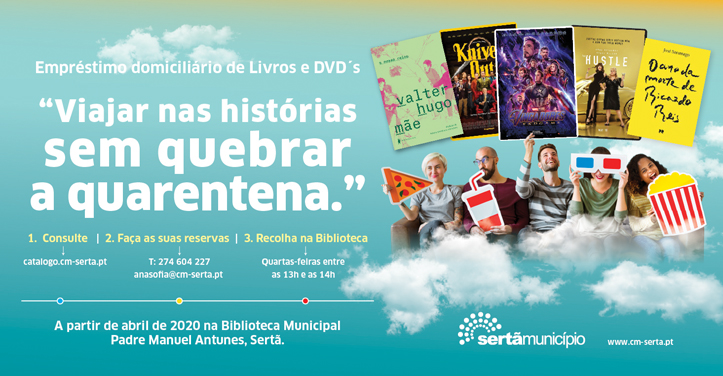 Biblioteca Municipal retoma empréstimos domiciliários