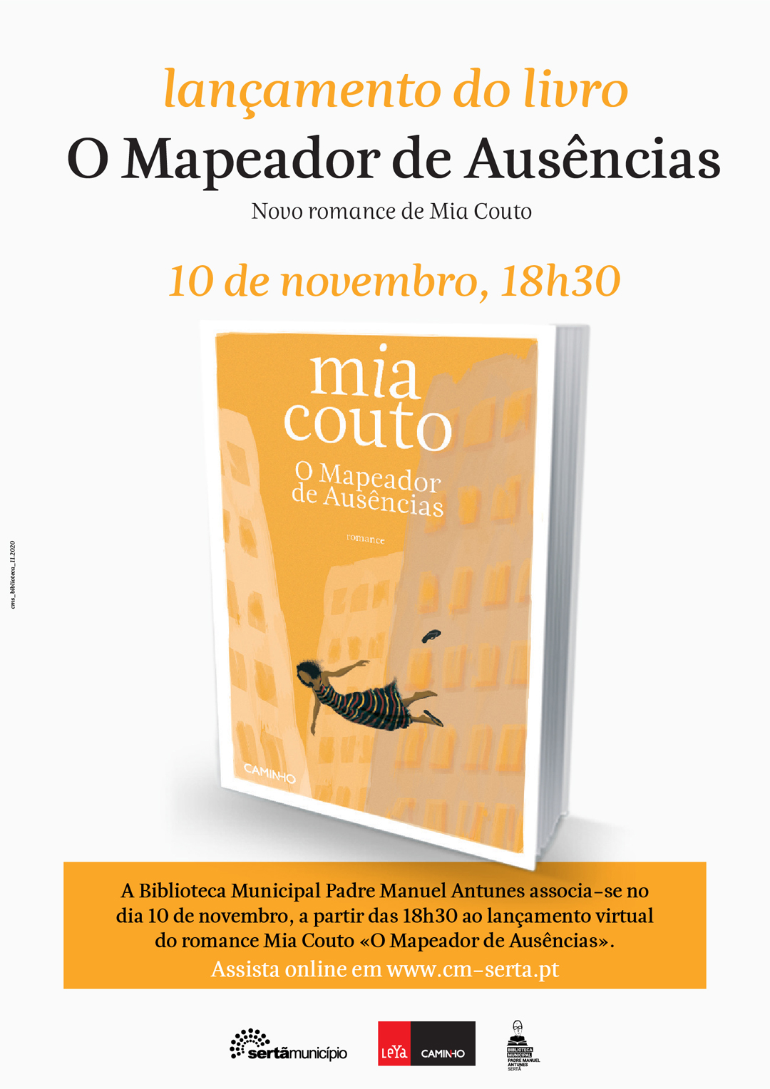 lanc livro miacouto cartaz
