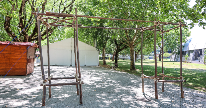 Acampamento regional de escuteiros na Carvalha e Serrada