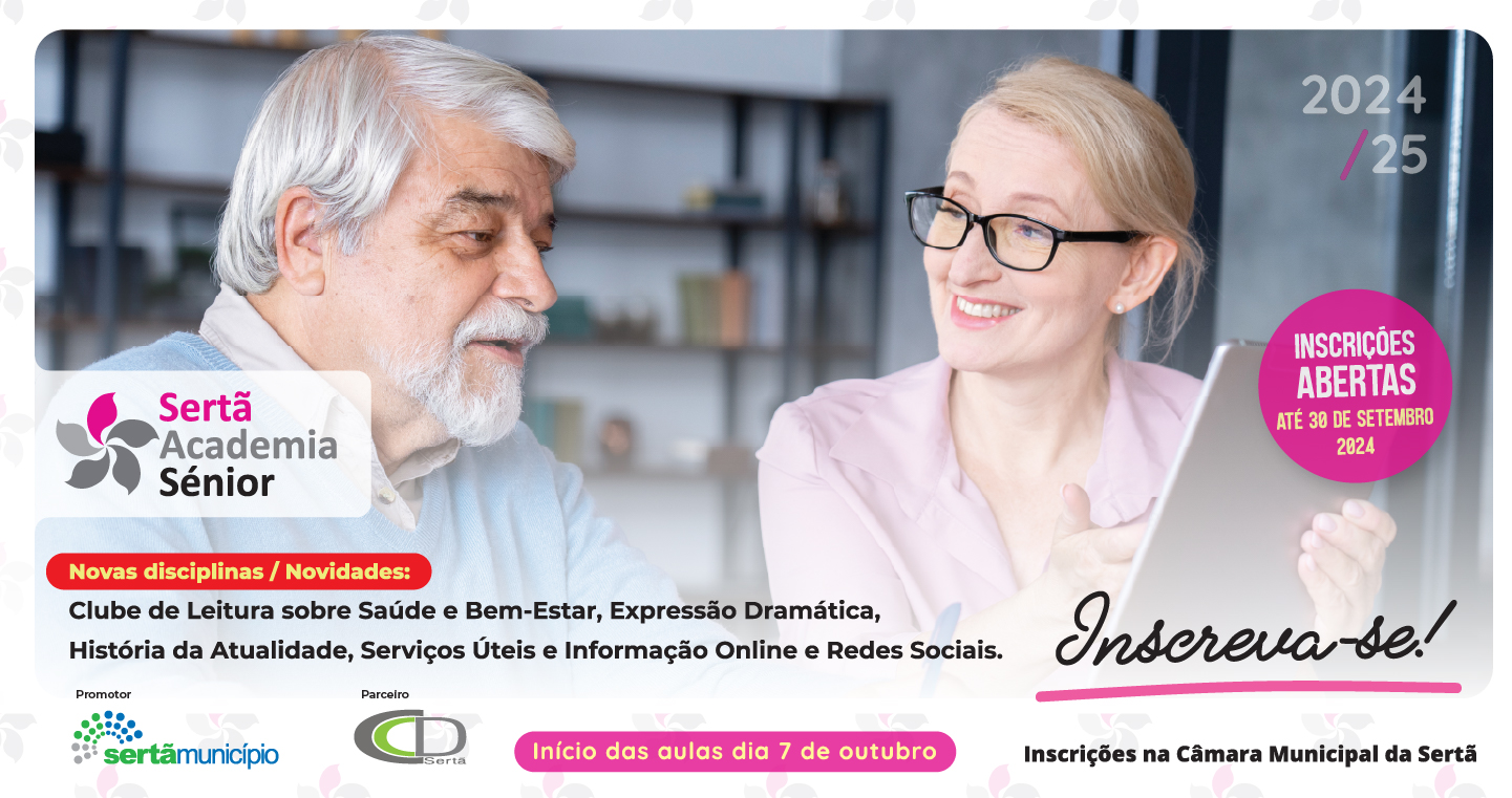 Duas pessoas adultas a conversar em frente a um tablet