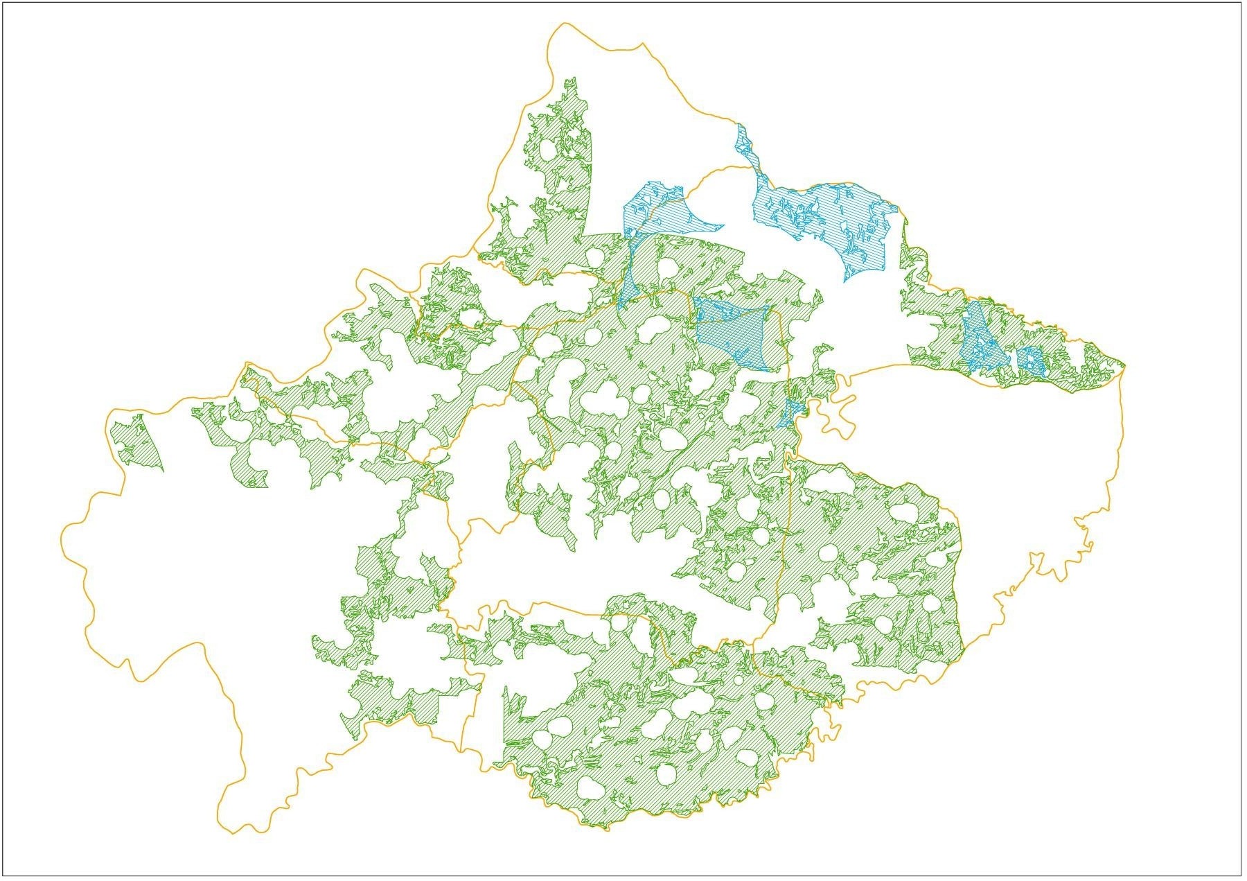 Proposta concelhoSerta mapa