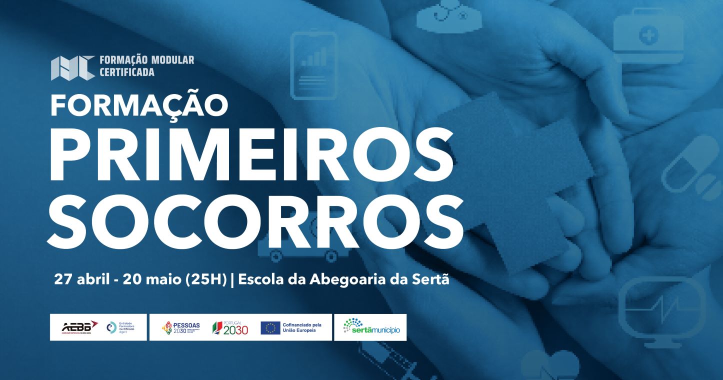 Formacao certificada em primeiros socorros na sertã